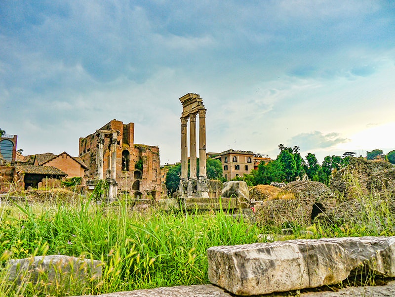 The Temple of Castor and Pollux, Rome