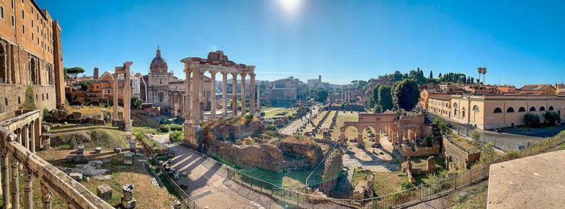 The ancient Roman Forum