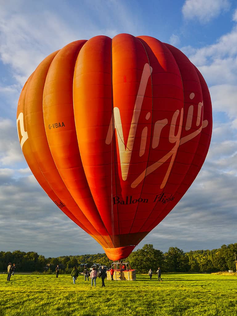 Virgin Champagne Hot Air Balloon Ride