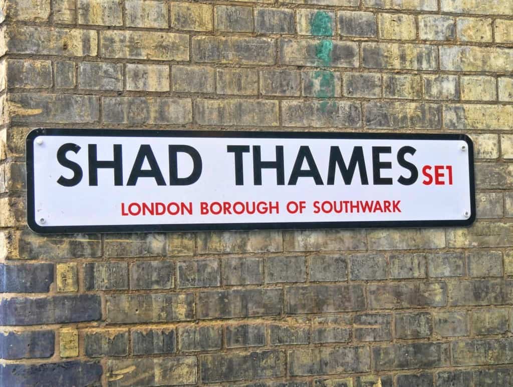 Shad Thames Borough of Southwark