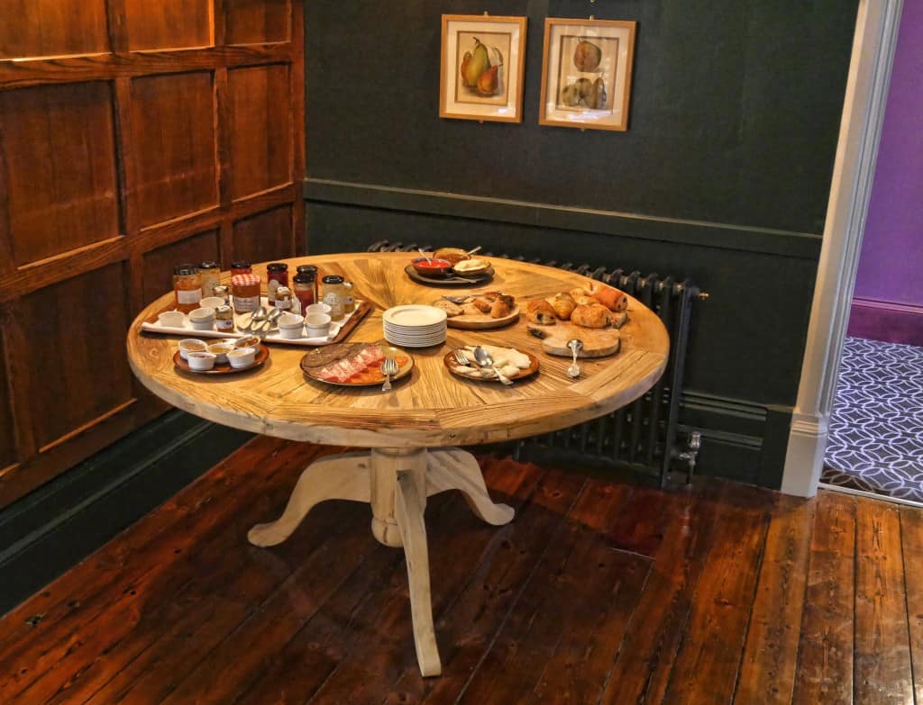 Burley Manor breakfast