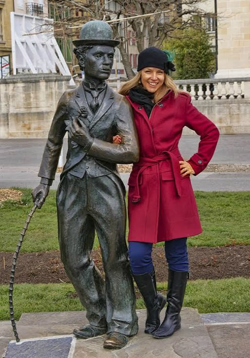 Charlie Chaplin statue in Vevey, Switzerland - Luxury Columnist - a top luxury blog
