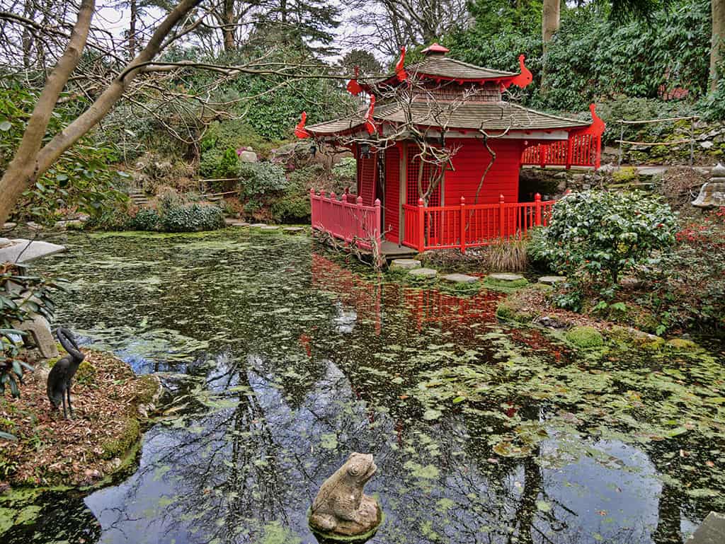 The Japanese Water Garden at Compton Acres