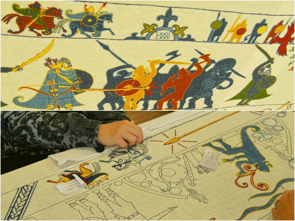Icelandic Saga Centre tapestry