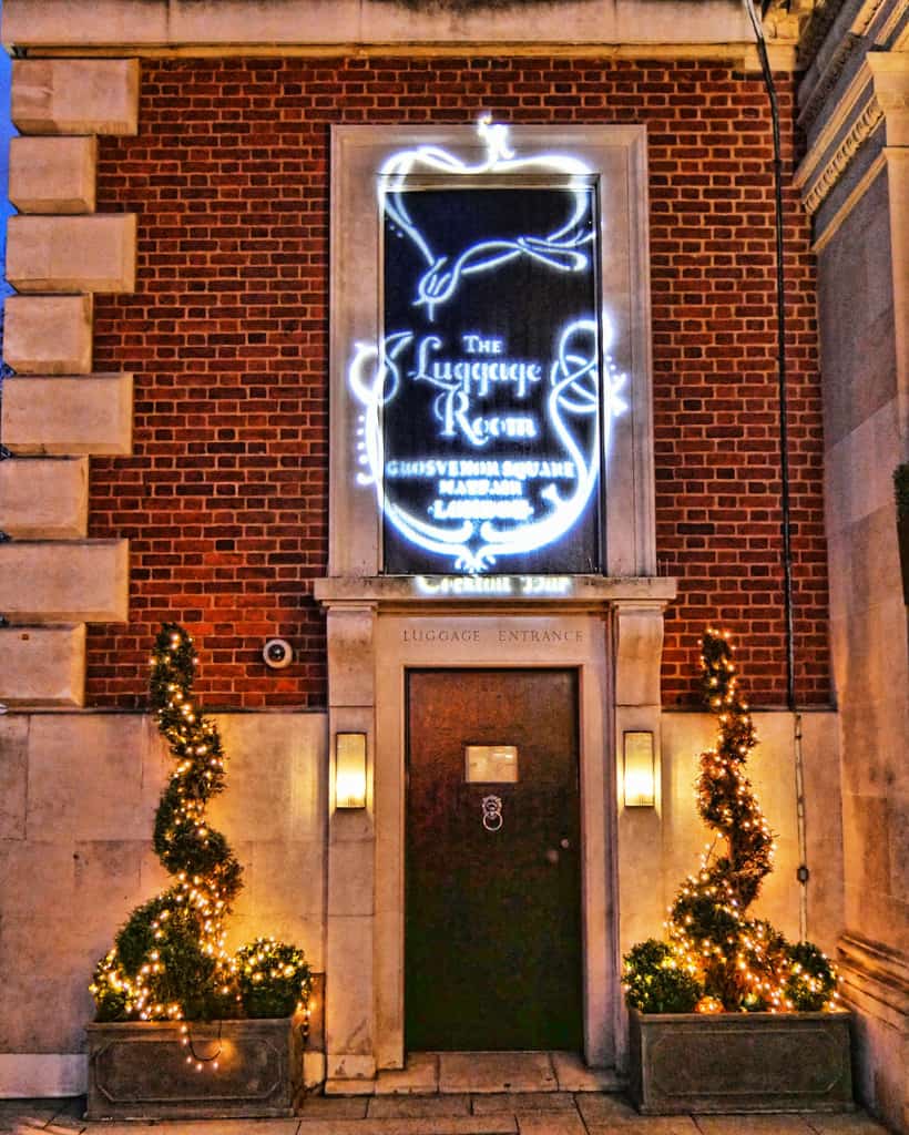 Marriott Grosvenor Square Luggage Room bar
