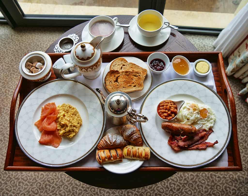 Ellenborough Park Hotel breakfast