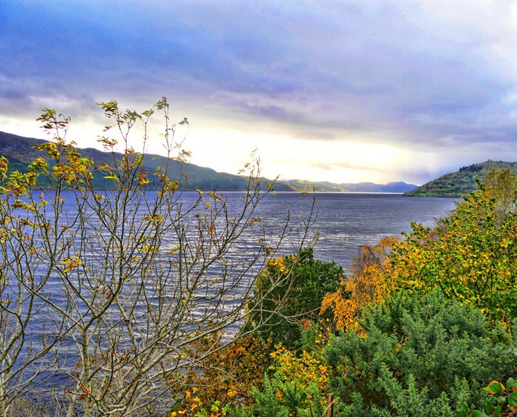 Loch Ness Lake in Autumn