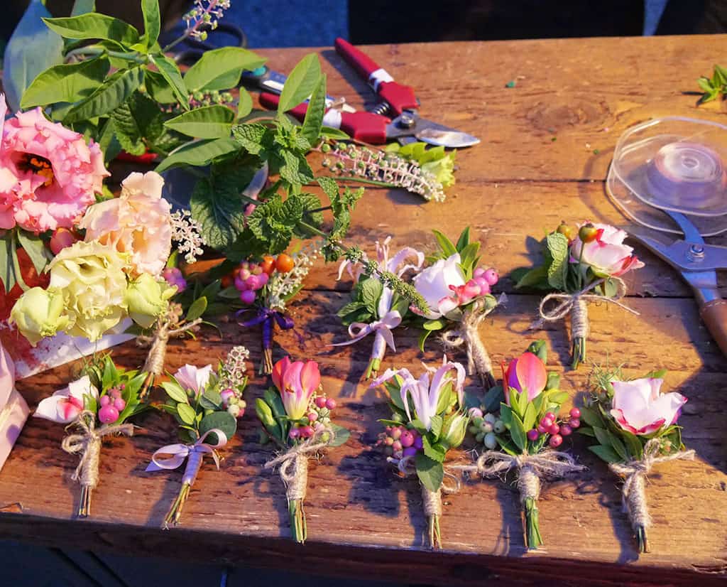 Floral buttonholes