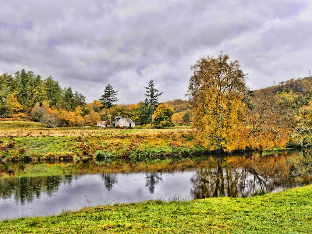 A scenic route in the Scottish Highlands
