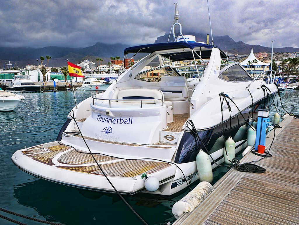 Cool Tenerife activities - a private yacht tour on board the Thunderball yacht