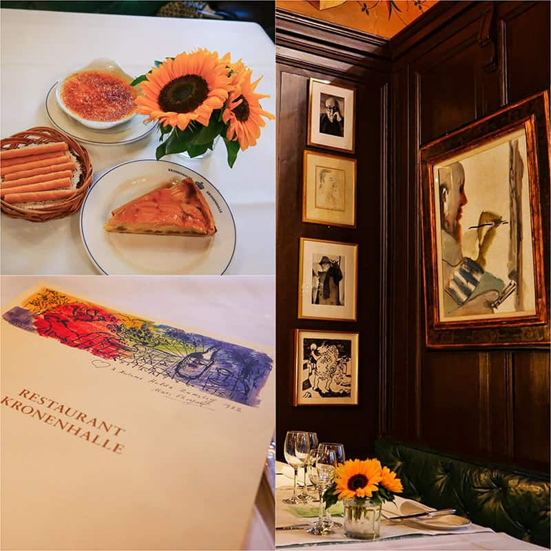 Kronenhalle Zurich - one of the best restaurants in Zurich, Switzerland