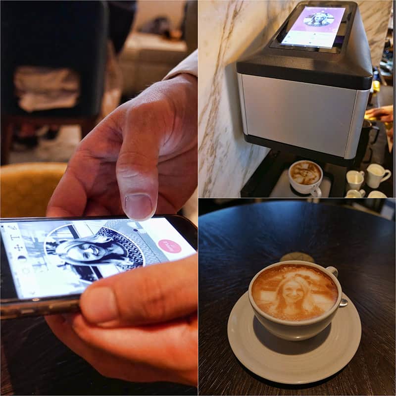 Storchen selfie coffee