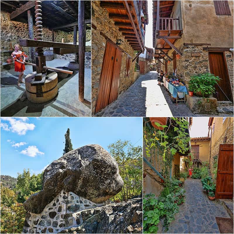 Kakopetria village in Troodos Mountains, Cyprus