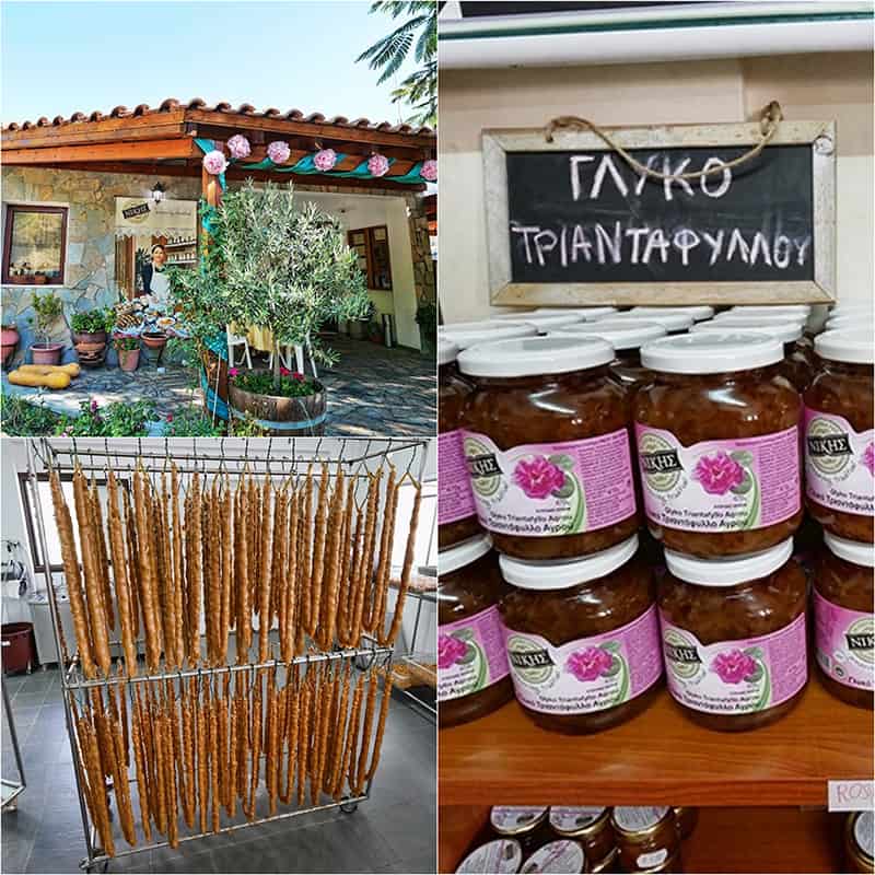 Nikis sweets in the Troodos Mountains, Cyprus