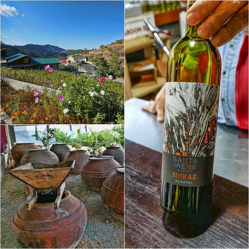 Santa Irene winery, Troodos, Cyprus