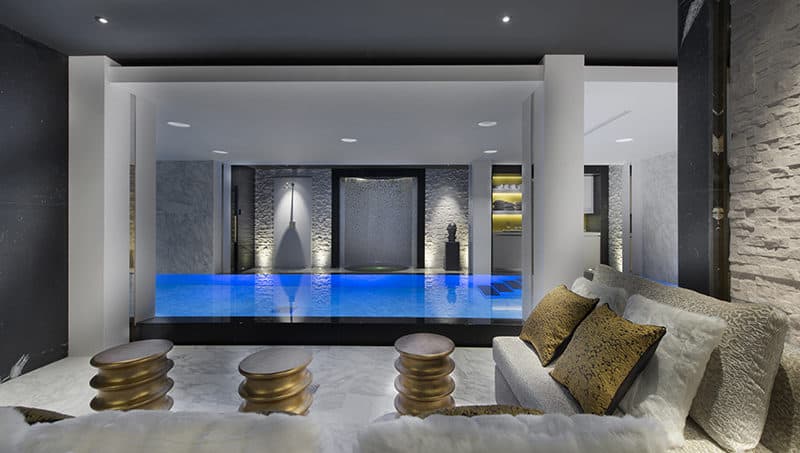 Coquelicot - luxury ski chalet in Courchevel 1850 with a luxurious swimming pool