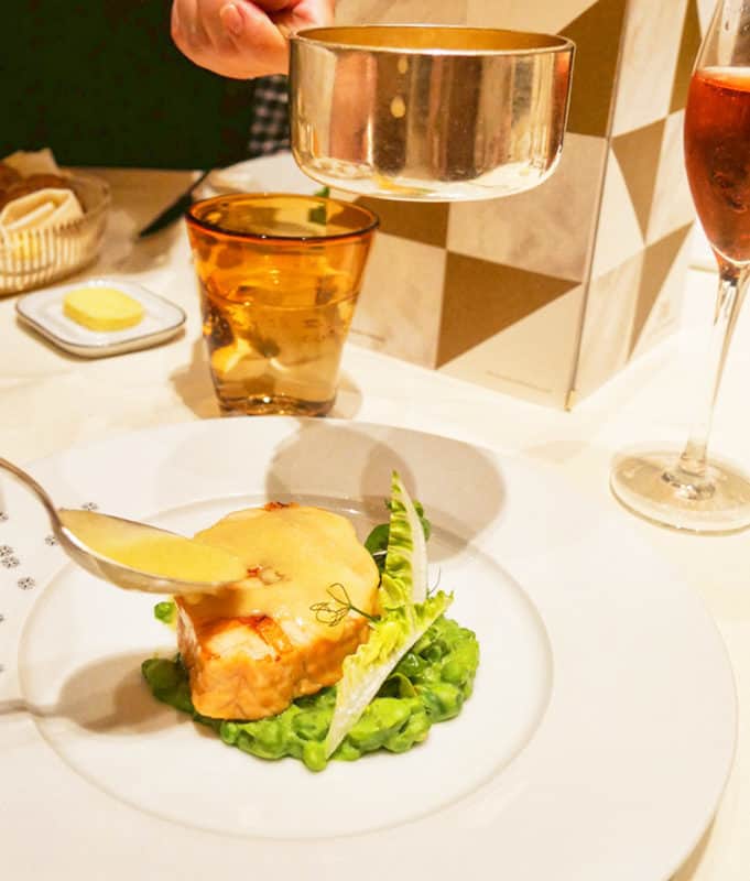 Dinner at the Dorchester Grill, Dorchester Hotel, Park Lane, Mayfair, London