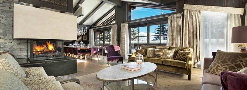 Le Coquelicot ski in and out chalet in Courchevel 1850