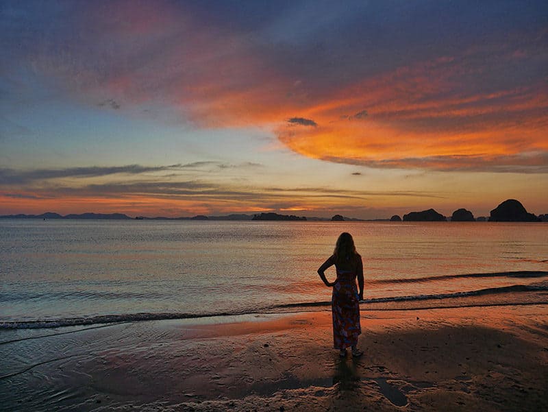 Sunset at Amari Vogue Krabi, Thailand