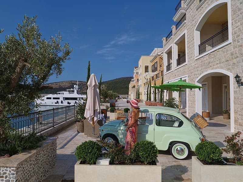 Lustica Bay restaurants, Montenegro