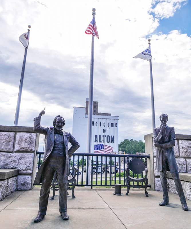 Abraham Lincoln in Alton, Illinois