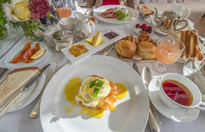 Breakfast at Marlfield House, Ireland