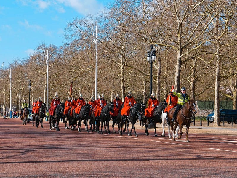 A guided central London tour