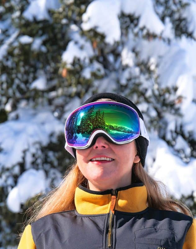 Messy Weekend ski goggles