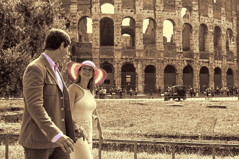 LuxuryColumnist at The Colosseum, Rome