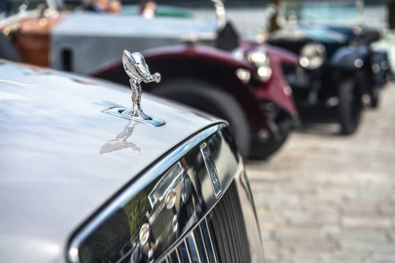 New Rolls-Royce Ghost with the Spirit of Ecstasy Rolls-Royce bonnet emblem