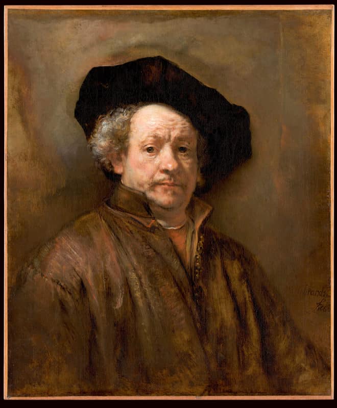 Self Portrait by Rembrandt van Rijn