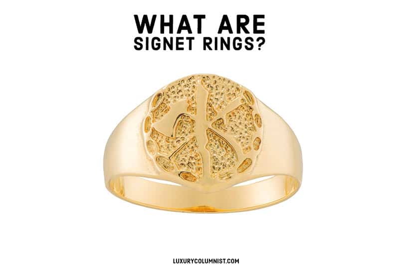 Signet ring sale index finger