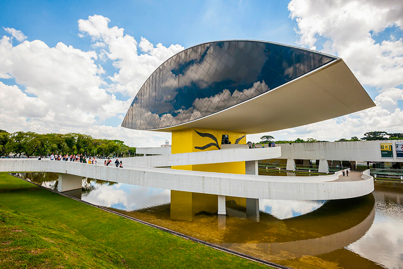 Museu Oscar Niemeyer in Curitiba, Brazil