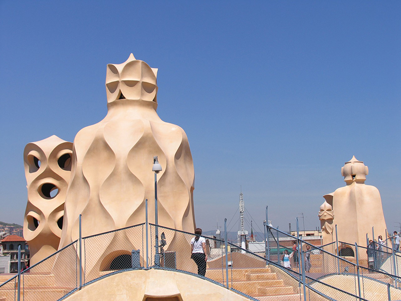 Parc Guell in Barcelona, Spain