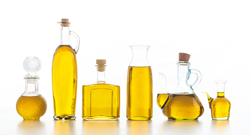 Different kinds of olive oil