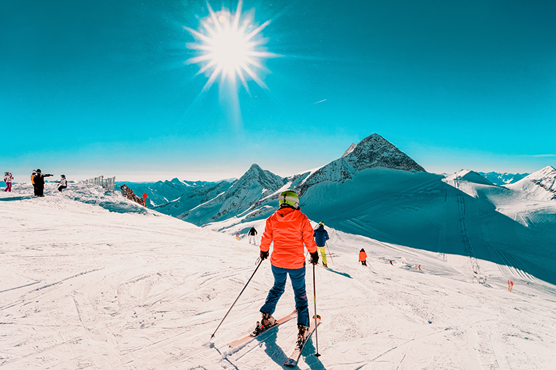 Downhill Alpine skiing