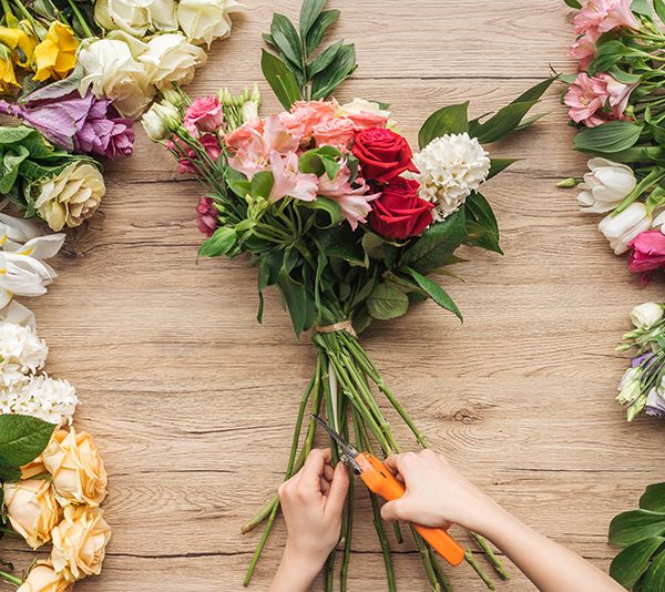 Flower arrangement types