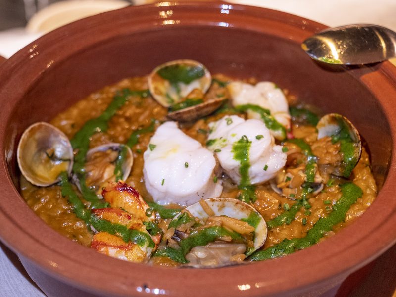 Monkfish seafood pot