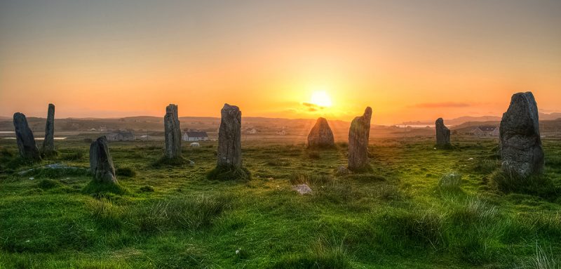 Standing stones on the Isle of Lewis