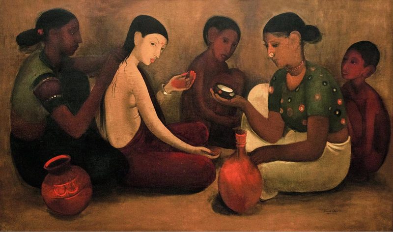 Brides' Toilet by Amrita Sher-Gil