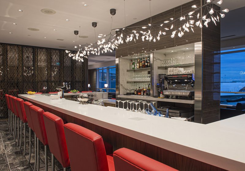Maple Leaf Lounge at Vancouver International Airport