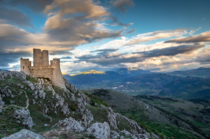 The majestic Rocca Calascio in Italy