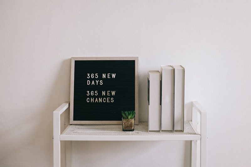 365 days to take new chances
