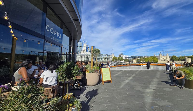 Coppa Club London Bridge terrace
