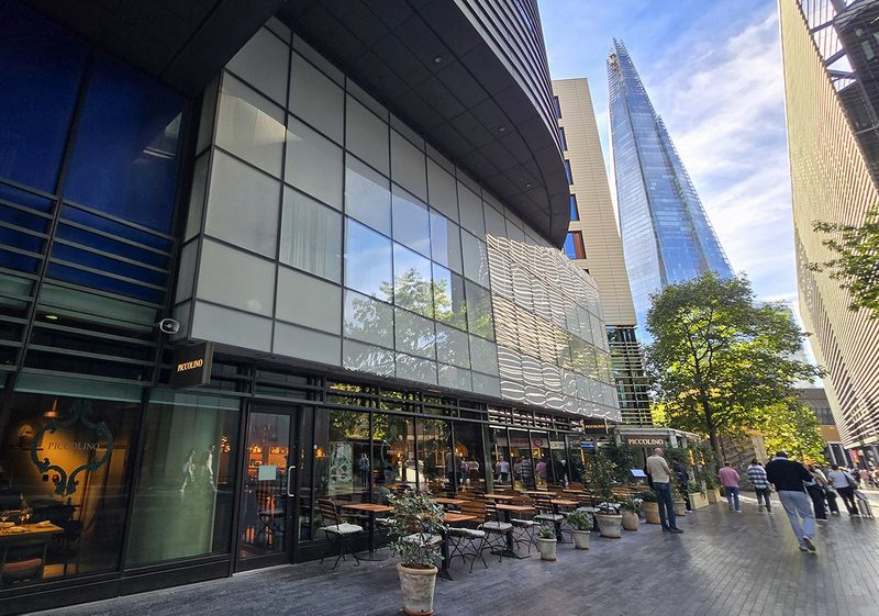Piccolino Tower Bridge restaurant exterior
