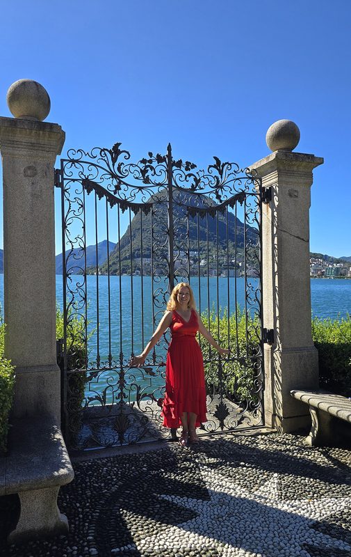 Suze at Lake Lugano