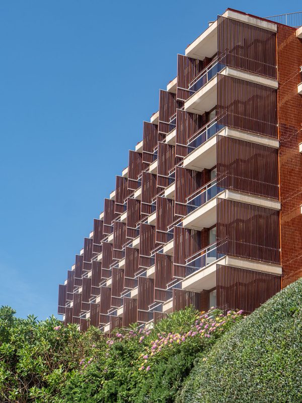 Balconies at the hotel