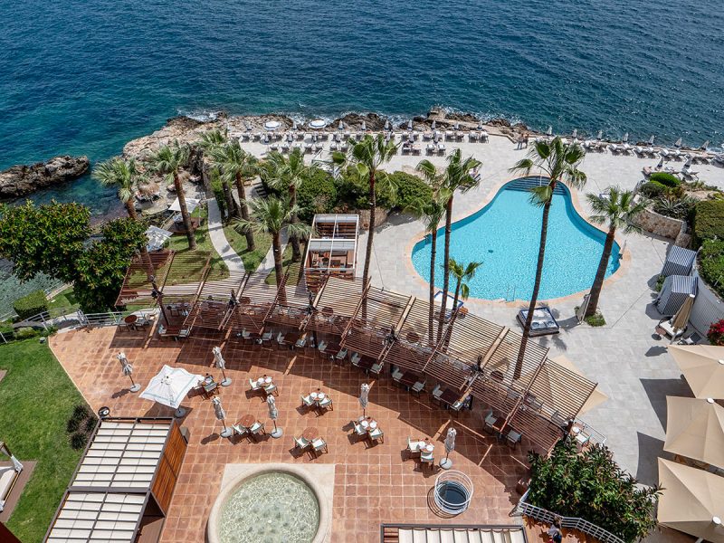The view from our Deluxe Sea View room
