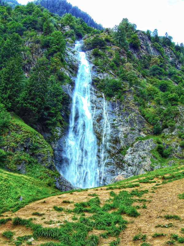 Parcines Waterfall in Alto Adige