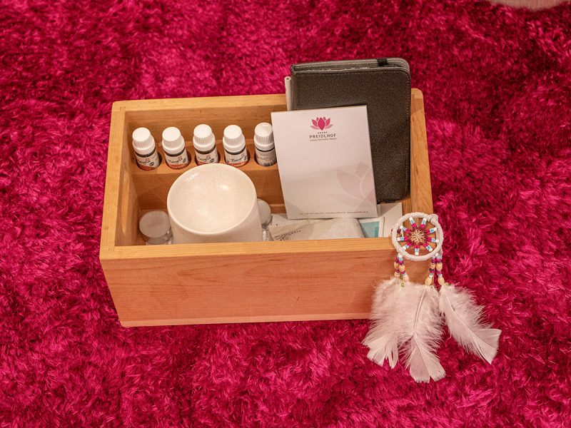 Guests can borrow a Preidlhof Sleep Kit